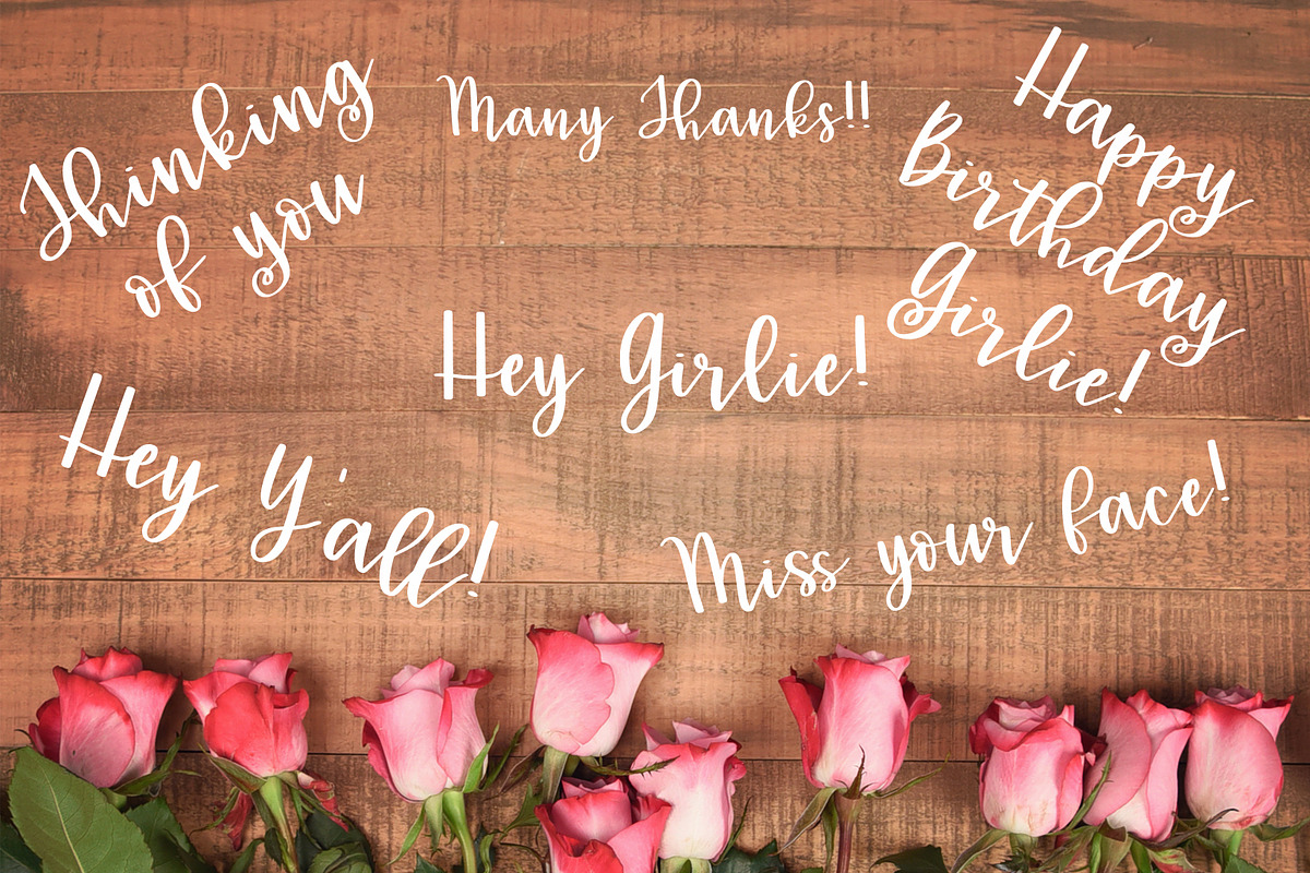 girlie script preview 4