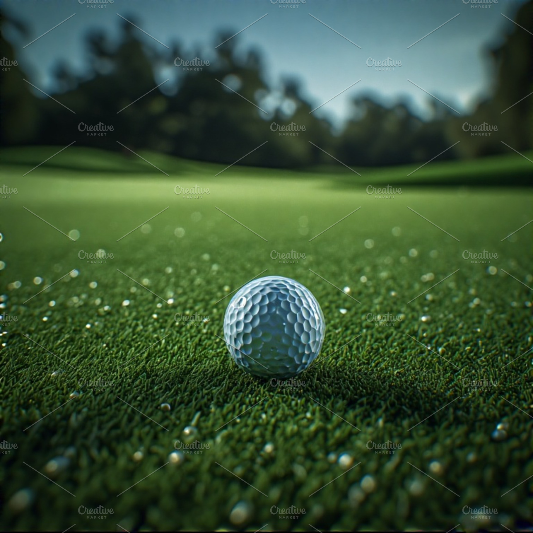 Golf ball stock image, a Photo by ComfortQ