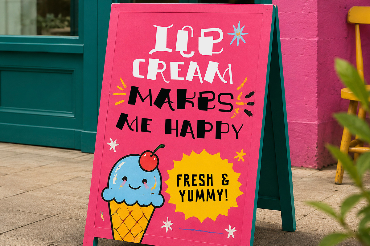 AGERY – Playful Display Font, a Blackletter Font by chekart (Photo 3 of 10)
