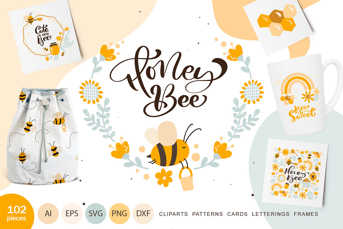 Honey Bee, an Object Graphic by Happy Letters (Photo 1 of 14)