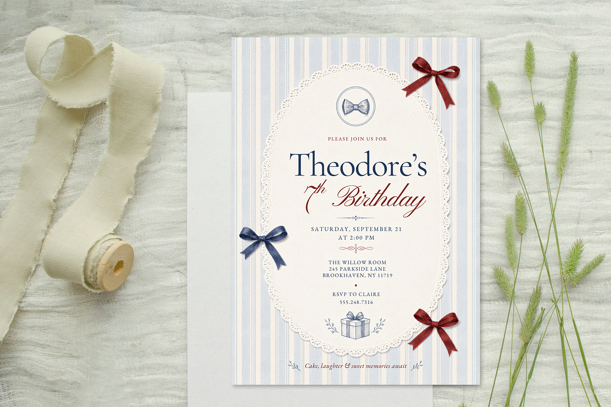 Whimsical Birthday Boy Invitation, an Invitation Template by heynomi (Photo 1 of 19)