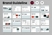 Brand Guideline Template Landscape, a Brochure Template by Slide-Agency (Thumbnail 2 of 2)