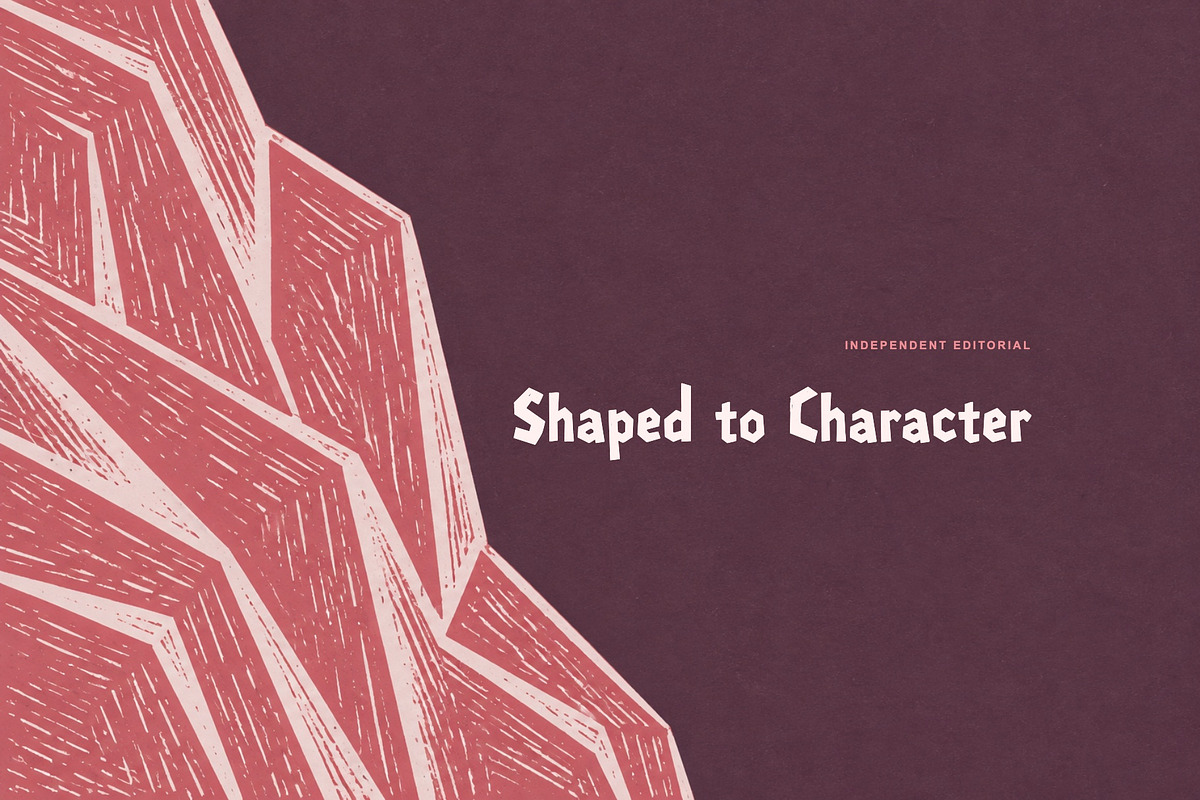 Kharvane Faceted Carved Display Font, a Blackletter Font by Graphic Spirit (Photo 3 of 8)