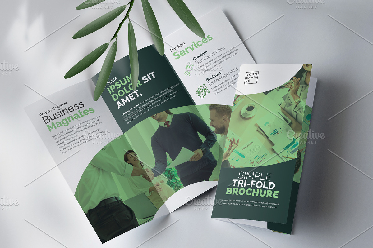 Corporate Tri-fold Brochure, a Brochure Template by Cristal Pioneer (Photo 1 of 4)