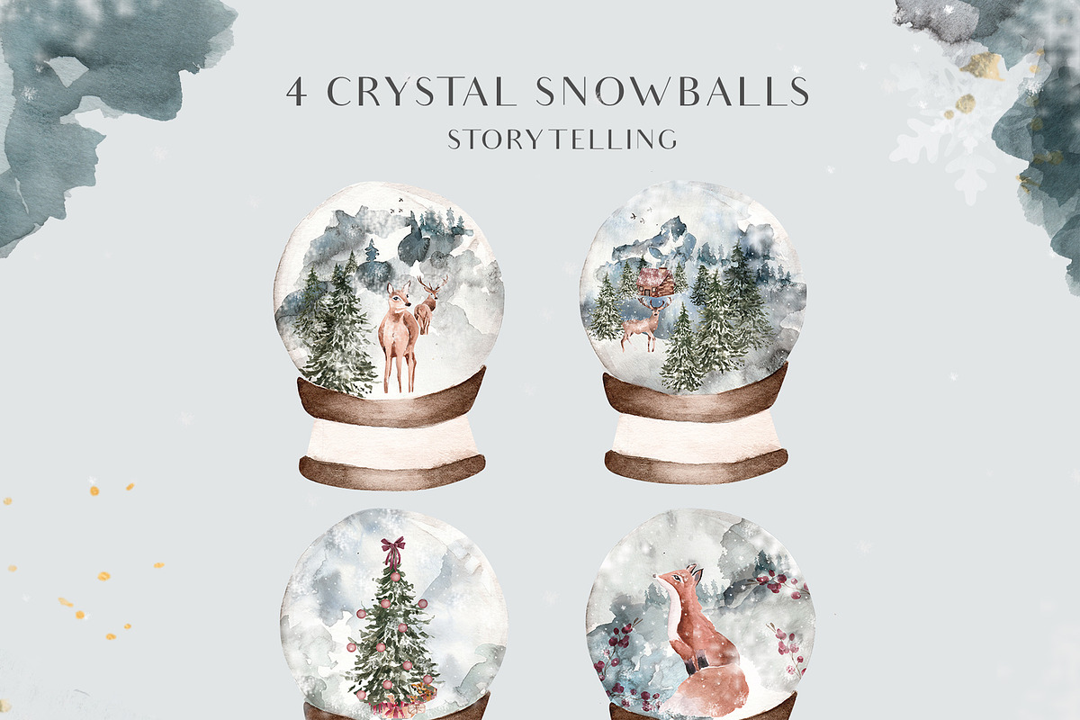 SALE! Christmas Holiday Watercolor, a Seasonal Illustration by Grace Noboa Illustrations (Photo 9 of 9)