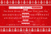 Knitted Santa Sweater, a Font by Beast Designer (Thumbnail 2 of 2)