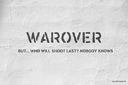 Warover a worn stencil typeface, a Sans Serif Font by deFharo (Thumbnail 5 of 7)