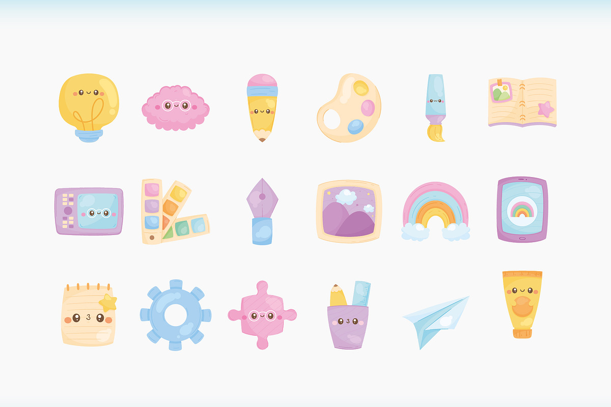 Cute Creative Tools Stationery Set