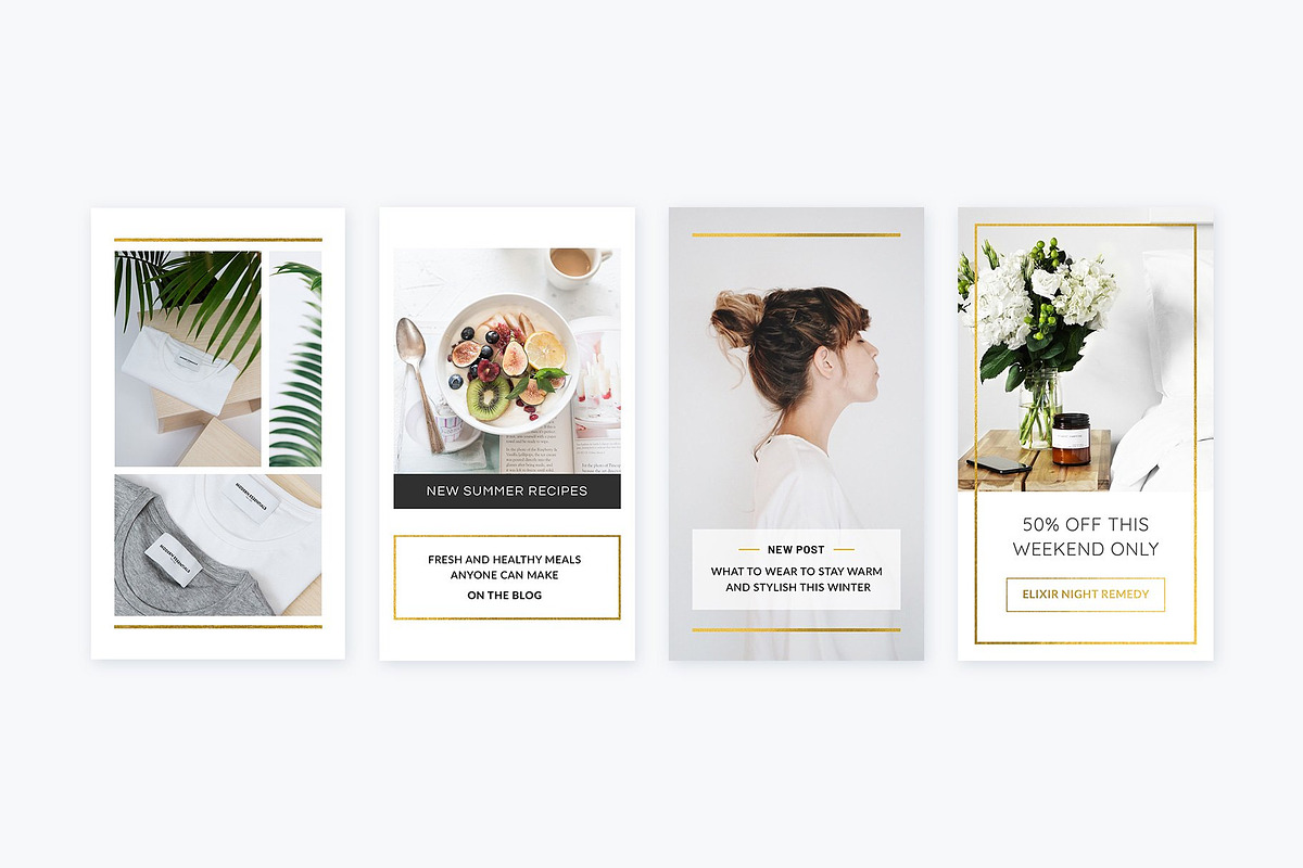Instagram Stories Gold | CANVA, a Social Media Template by Poego Social (Photo 4 of 12)