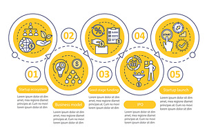 Startup Vector Infographic Template