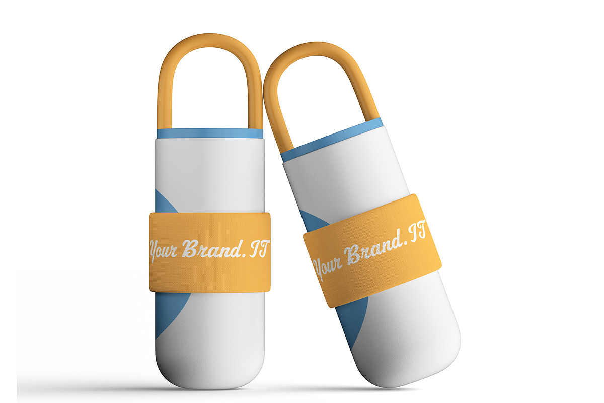 Insulated water bottle mockup bundle, a Cups & Container Mockup by Ambo Ampeng (Photo 8 of 11)