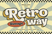 Retro Way - Vintage Logo Font