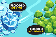 Game Level Map for Water Games, an Illustration by wowu (Thumbnail 4 of 8)