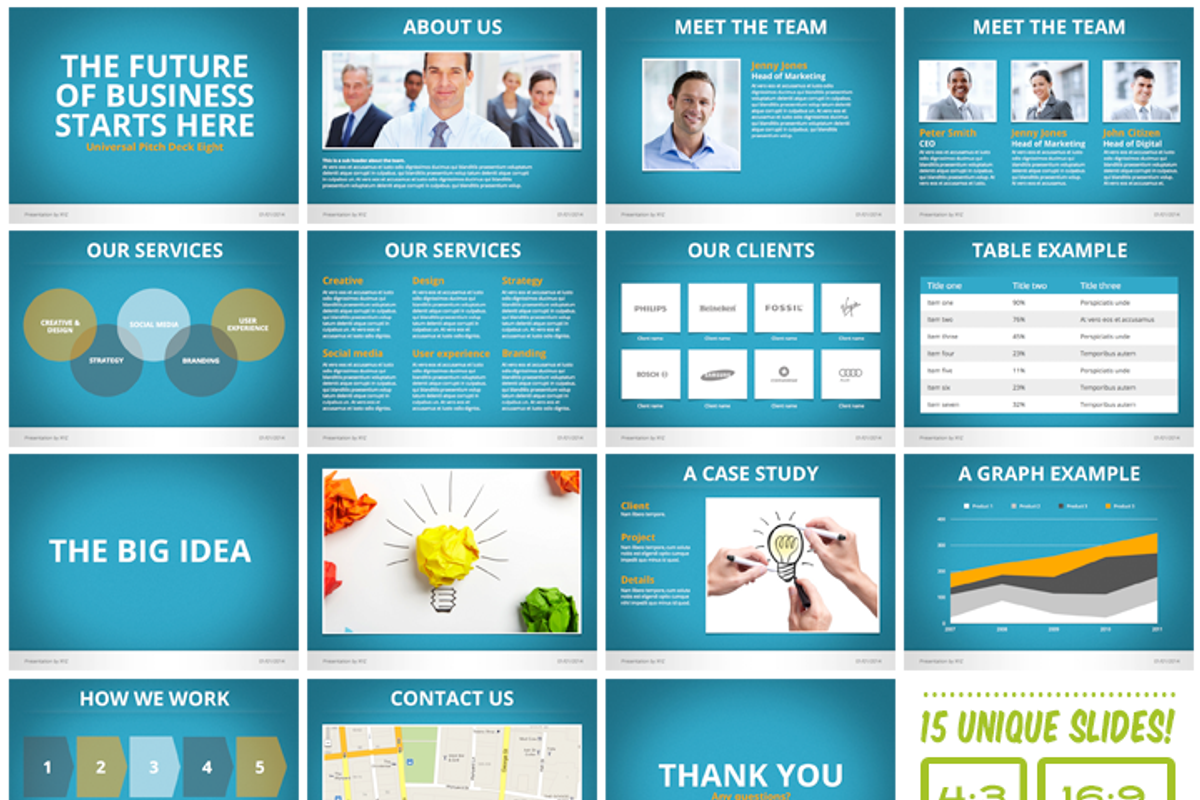 Universal Pitch Deck Eight Keynote, a Presentation Template by PitchStock (Photo 5 of 5)