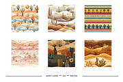 Desert Retro Art Style Patterns, a Pattern Graphic by karenfoleyphoto (Thumbnail 6 of 13)