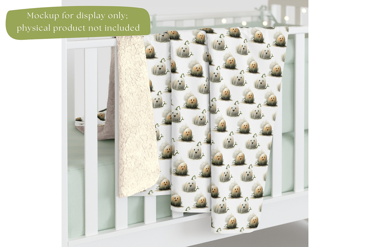 Halloween Baby Shower PNG & Patterns, a Seasonal Illustration by Nicole Branger Art (Photo 22 of 23)
