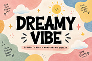 Dreamy Vibe, a Script Font by Wow Magic (Thumbnail 1 of 5)