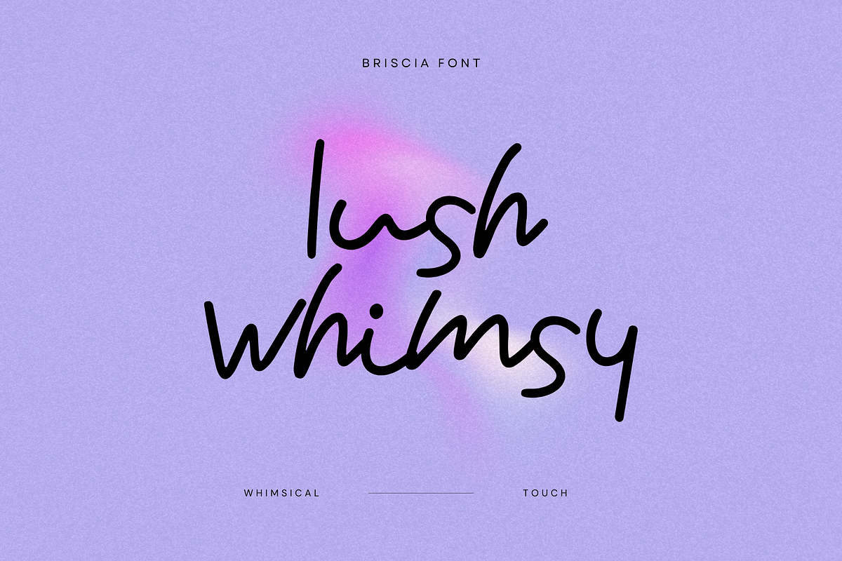 Briscia – A Graceful Script Font, a Handwritten Font by Creacy Studio (Photo 2 of 10)