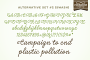 Tierra Script, a Script Font by Corradine Fonts (Thumbnail 5 of 15)
