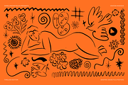 200+ Retro Modern Doodle Art, a Decorative Illustration by angelainthefields (Thumbnail 13 of 21)