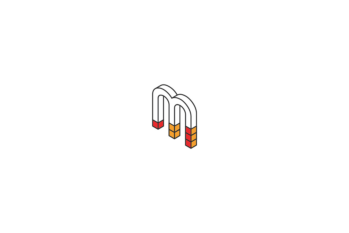 Logo Geometric Letter - Isometric, a Branding & Logo Template by CorgiAstronaut (Photo 1 of 3)