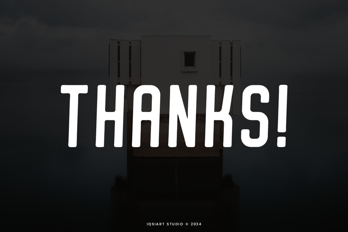 Dannquen - Round Tall Font, a Sans Serif Font by Iqsiart Studio (Photo 6 of 6)