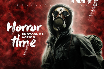 SALE - Horror Time Photoshop Action