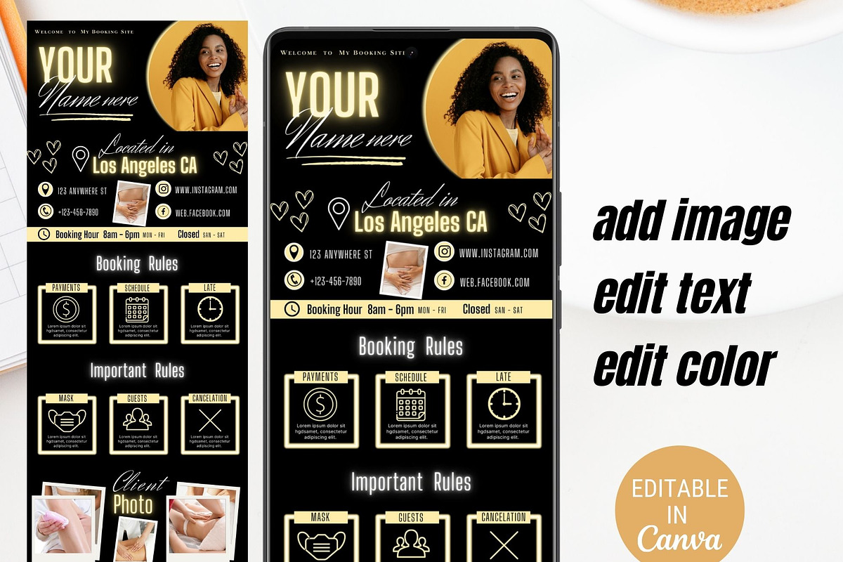 Acuity Scheduling Template, a Websites & App Template by TimCanvaTemplate (Photo 5 of 6)