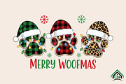 Merry Woofmas PNG, an Illustration by Craft Nest (Thumbnail 1 of 6)