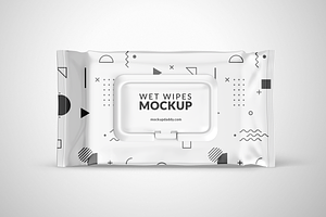 Wet Wipes Mockup