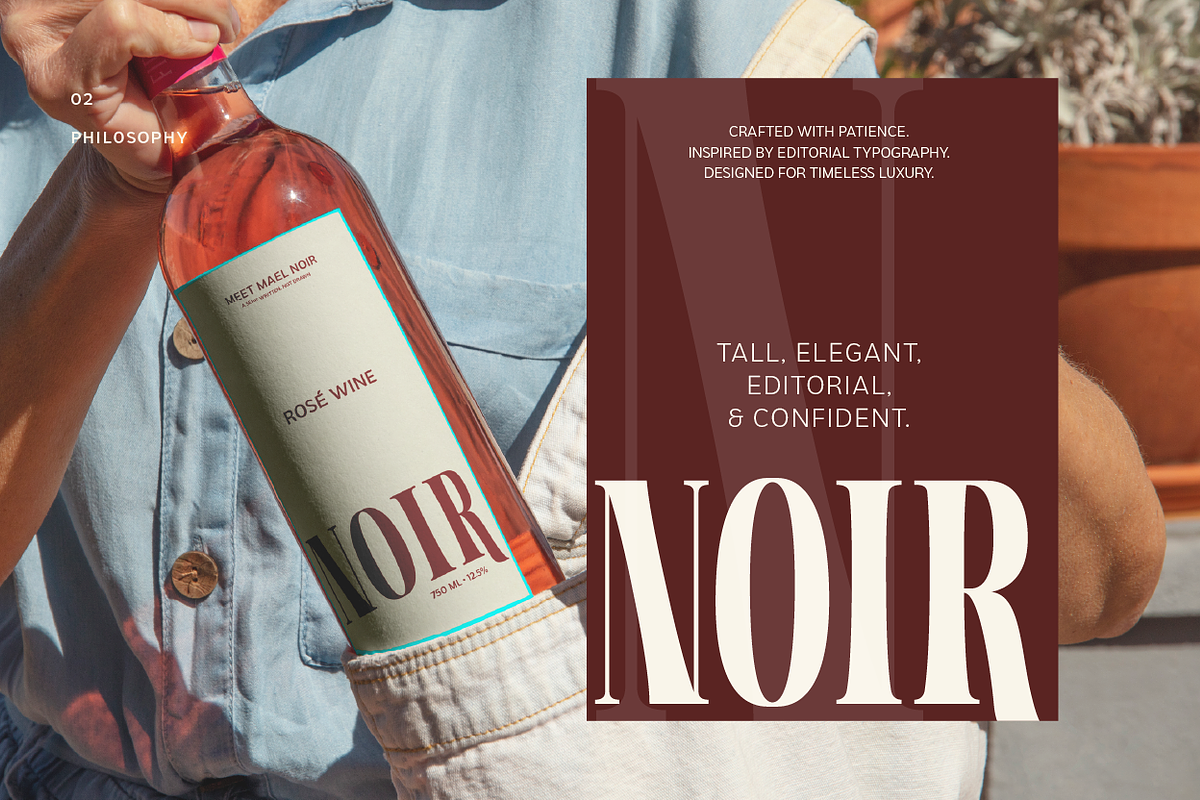 Mael – Luxury Editorial Serif, a Serif Font by FactoryType Studio (Photo 2 of 11)
