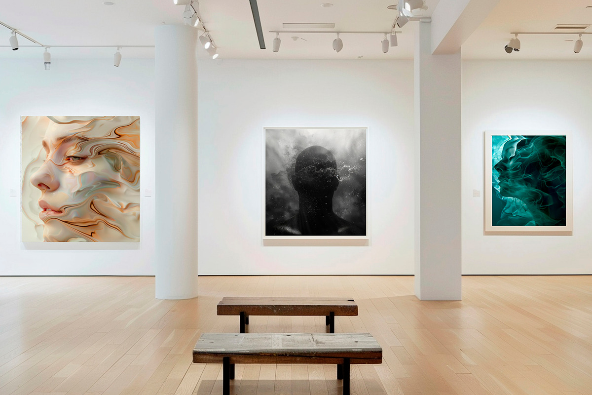 Eternal Figures: Abstract Portraits, a Decorative Illustration by Vika_Softlife (Photo 3 of 5)