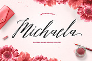 Michaela Script, a Script Font by Dhan Studio (Thumbnail 1 of 6)