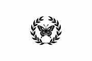 Butterfly Wreath Clipart Bundle, an Illustration by Artivon (Thumbnail 2 of 9)