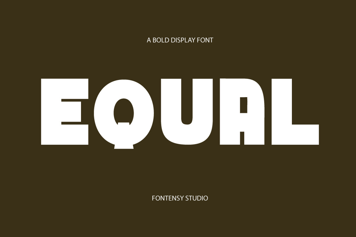 Equal Bold Sans Serif, a Sans Serif Font by Cut Story (Photo 1 of 10)
