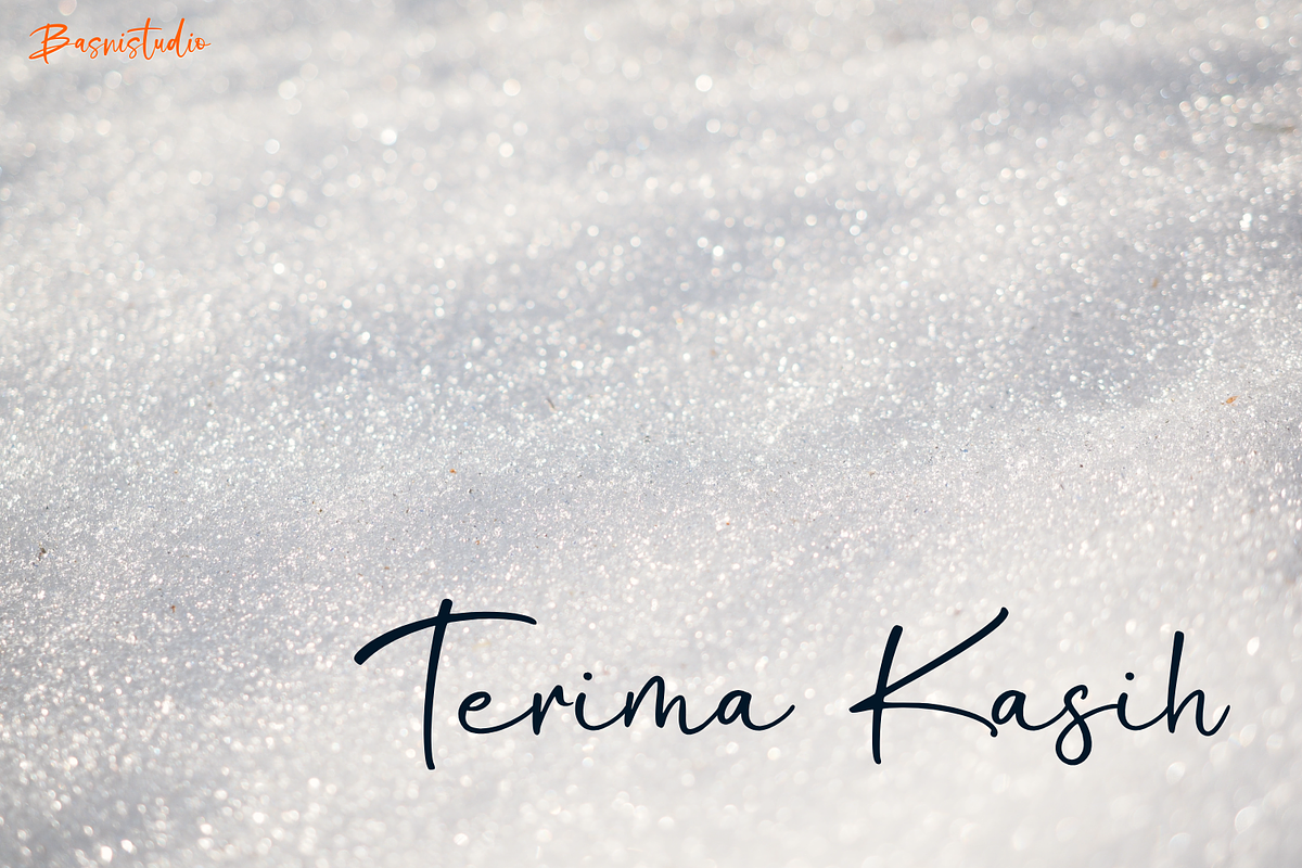 Kristal Rasford Handwriting, a Handwritten Font by Basnistudio (Photo 8 of 10)