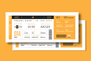 Modern Boarding Pass Flight Ticket, a Stationery Template by MightyDesign (Thumbnail 2 of 5)