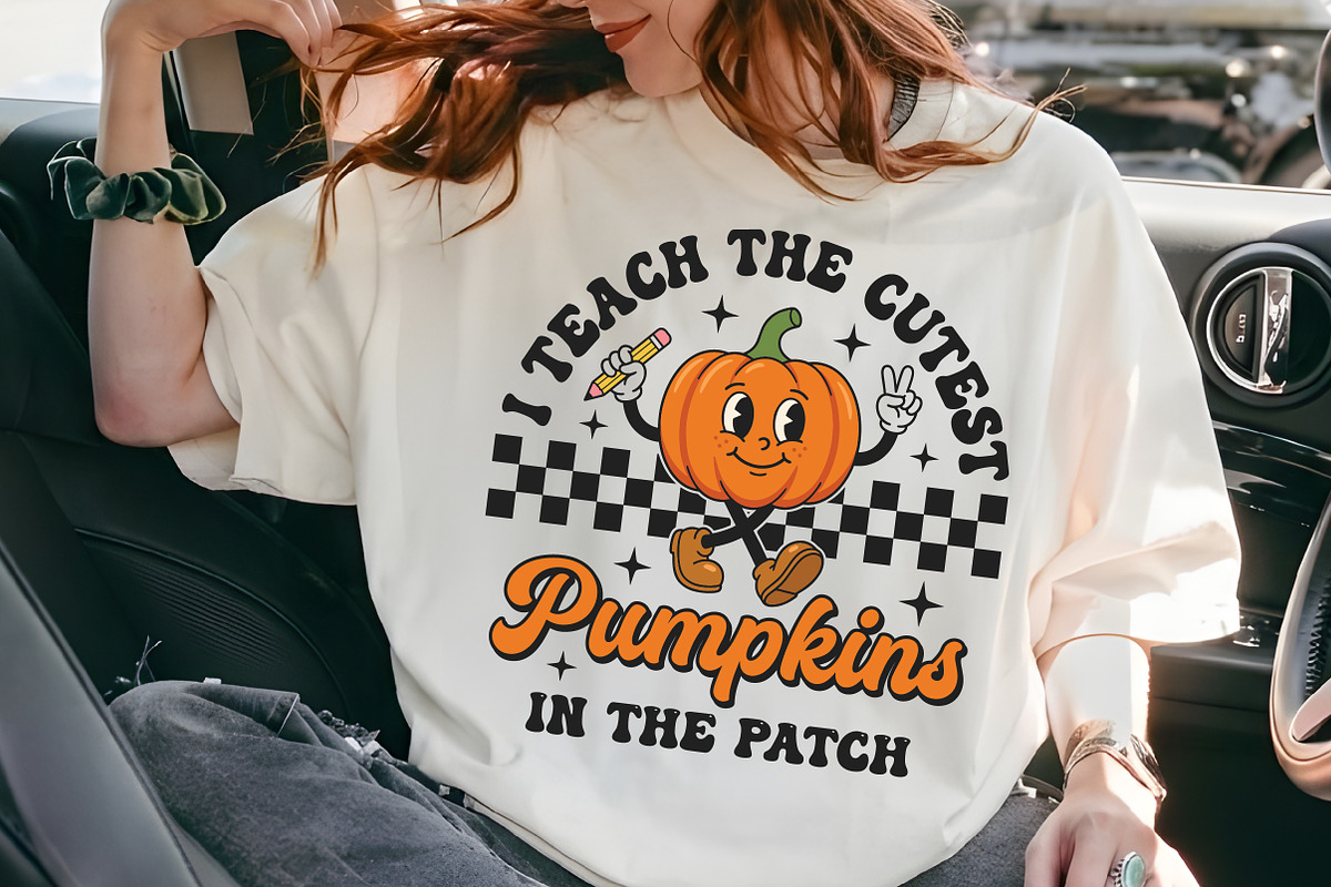 I Teach the Cutest Pumpkins SVG, a Seasonal Illustration by Rose Art (Photo 7 of 7)