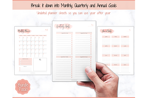 Goal Planner Journal Bundle