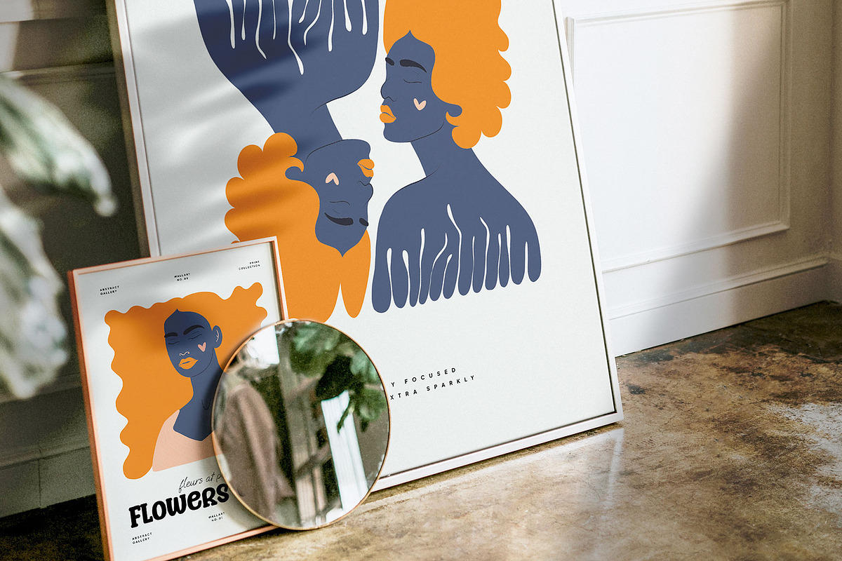 Flowers Girls | Wall Art Creator, an Object Graphic by Leleka.Store (Photo 13 of 15)