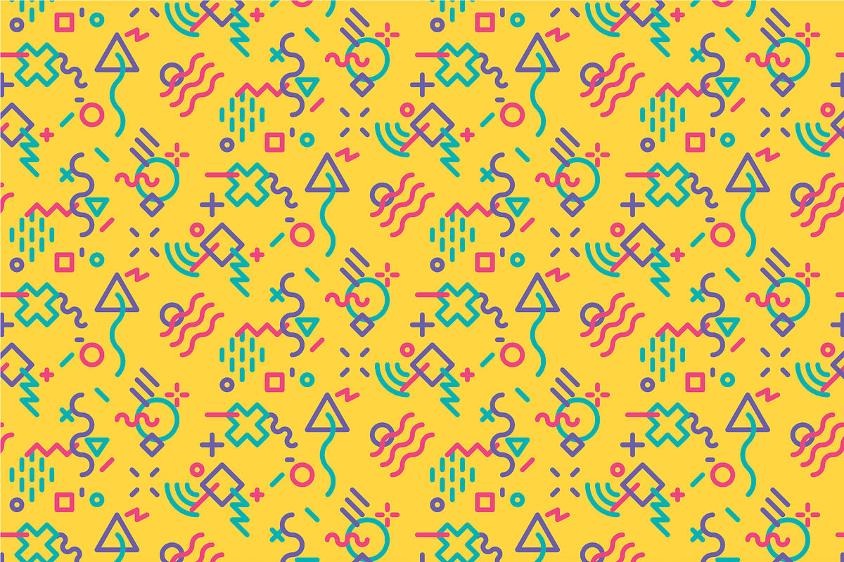 Squiggle Patterns, a Pattern Graphic by FCG Resource Library