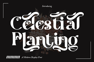 Celestial Planting - Modern Serif, a Serif Font by 177Studio