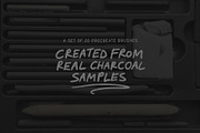 Charcoal Procreate Brushes, a Brush Add-On by MiksKS (Thumbnail 3 of 9)