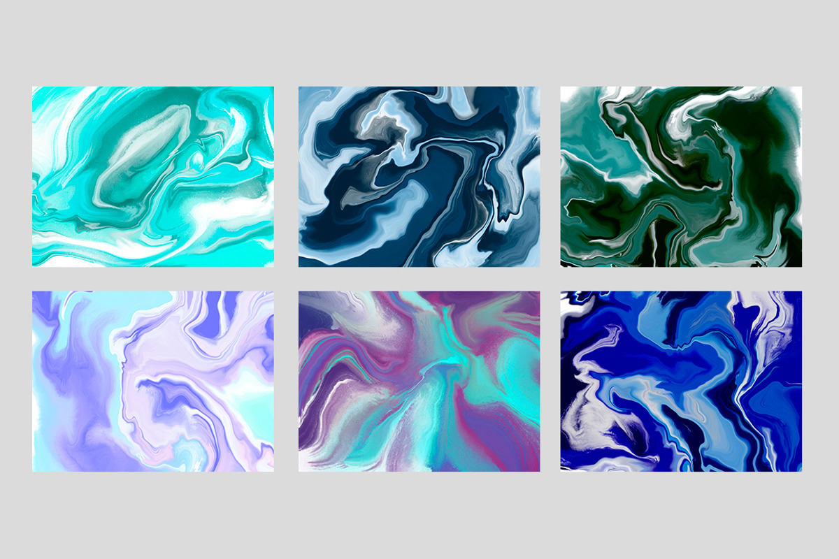 Fluid art design Collection, a Texture Graphic by ViktoriaLapshyna (Photo 4 of 16)