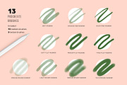 Markers Procreate Brushes, a Brush Add-On by Faber Co. (Thumbnail 3 of 7)