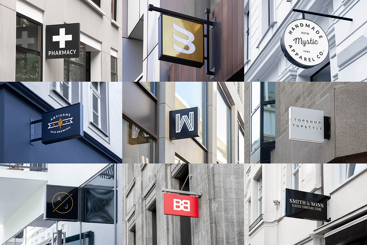 25 Outdoor Logo Signs Mockups, a Product Mockup by Mint Mockups (Photo 2 of 17)