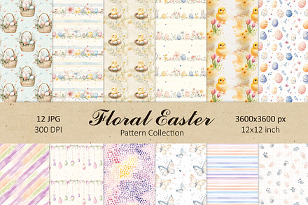 Easter Spring Pastel Patterns