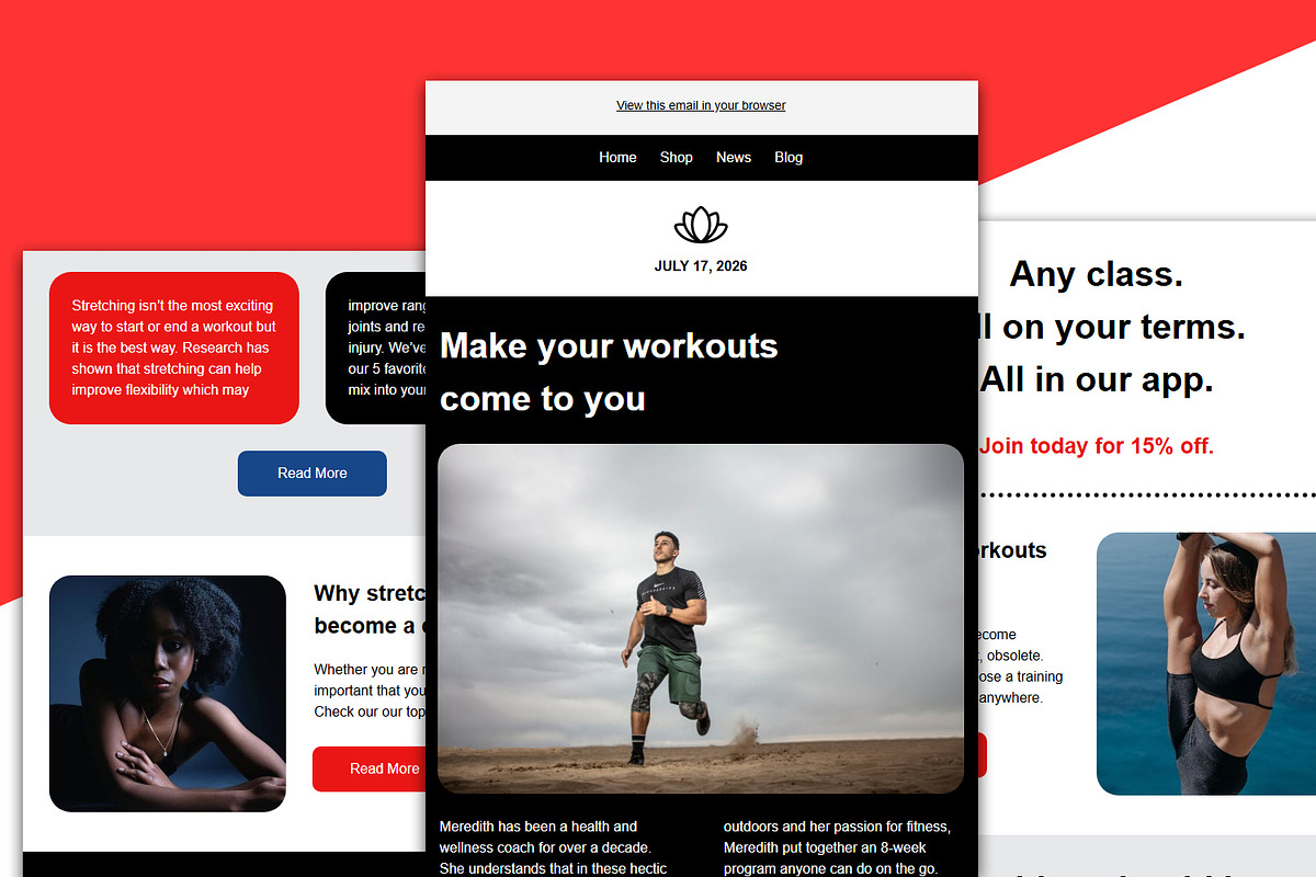 Mailchimp Email Template 016, an Email Template by QuickArtisan