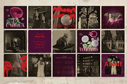 Dark Apothecary Social Media Bundle, a Social Media Template by The Flossy Finch (Thumbnail 5 of 17)