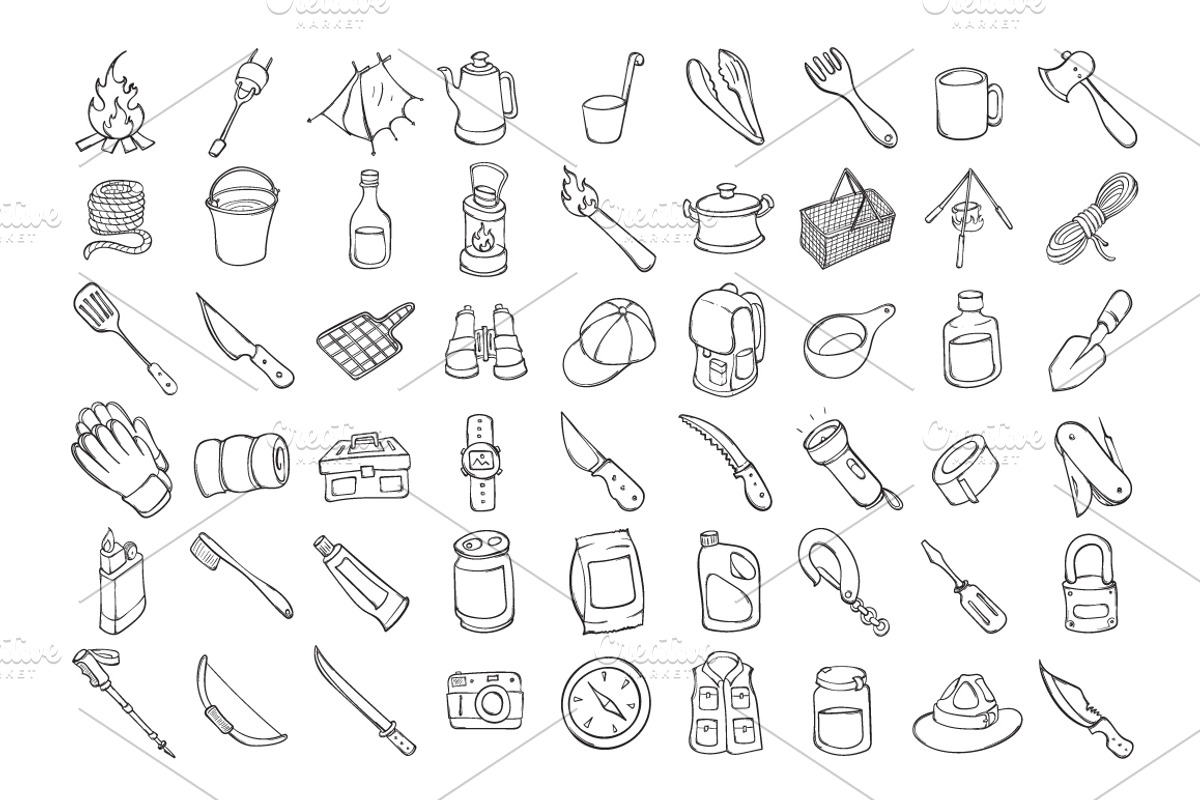 707 Hand Draw doodle icons set, an Outline Icon by TKDoodle (Photo 5 of 17)